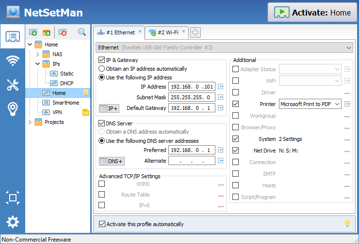 NetSetMan Pro Kuyhaa 5.2.2 Crack + Lisensi Kunci untuk Windows